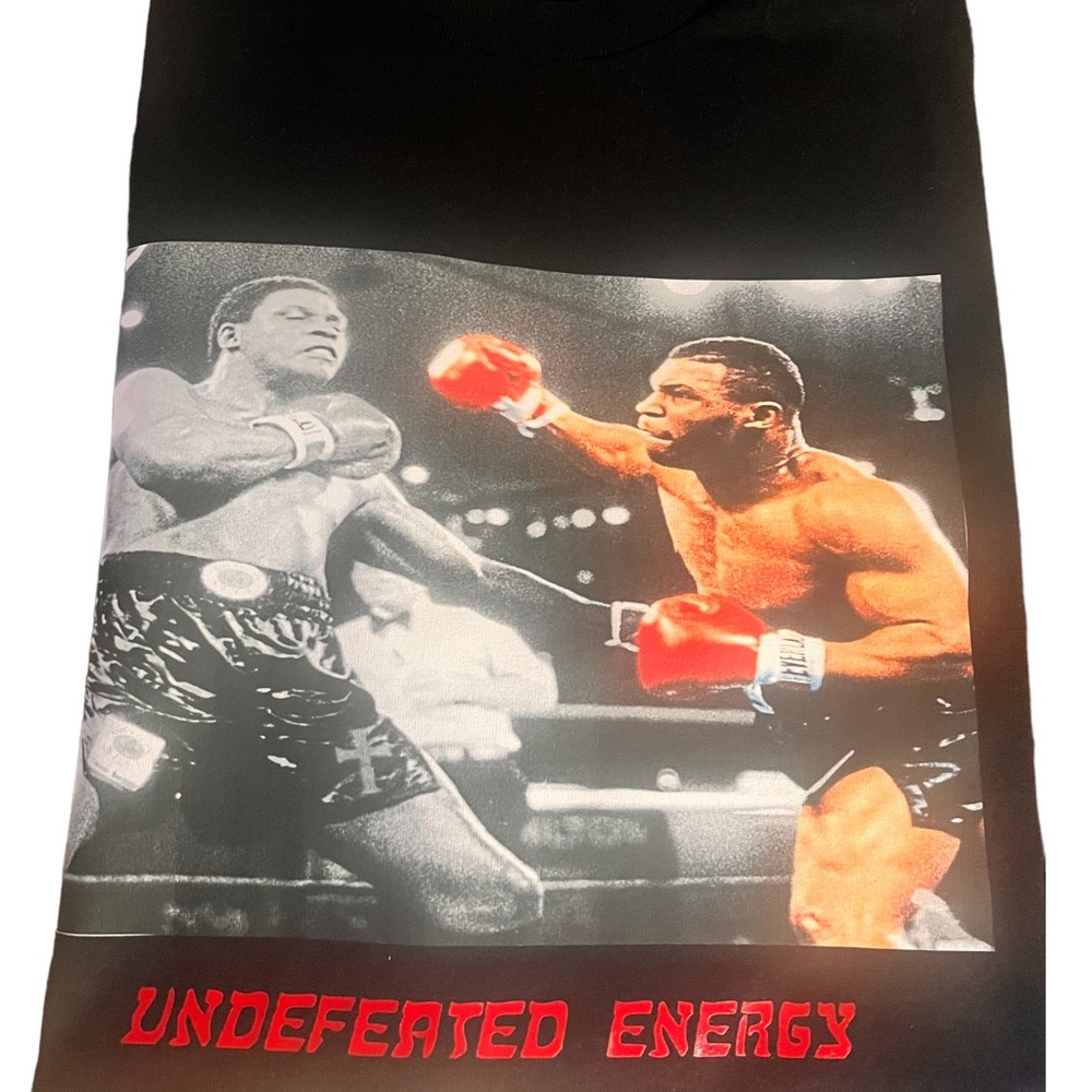 Undefeated Energy tee ft Mike Tyson!